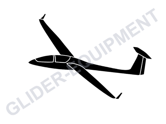 Glider sticker - DG500, DG1000  15cm [SZ0047]